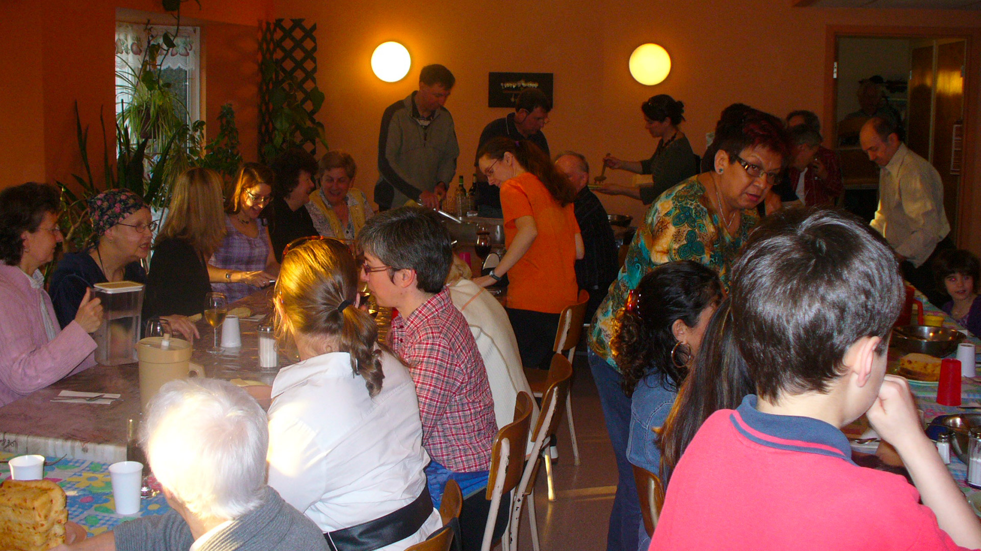 Repas communautaire au Café chrétien de Victoriaville